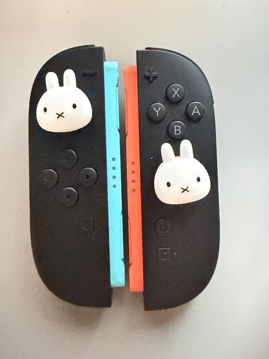 Miffy thumb grips for Nintendo Wii switch 2