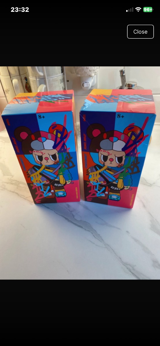Two rebel bear collectables