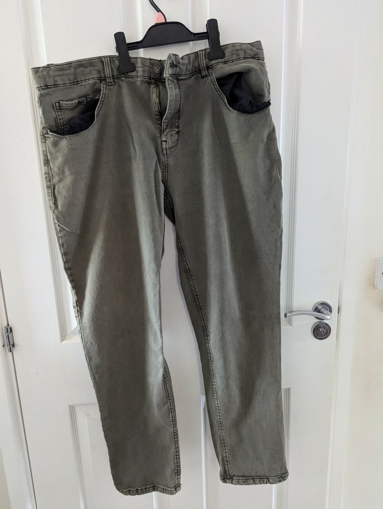 Khaki green TU jeans