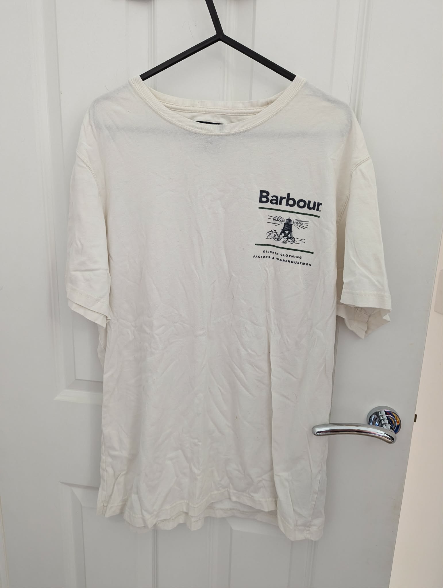 White Barbour T shirt
