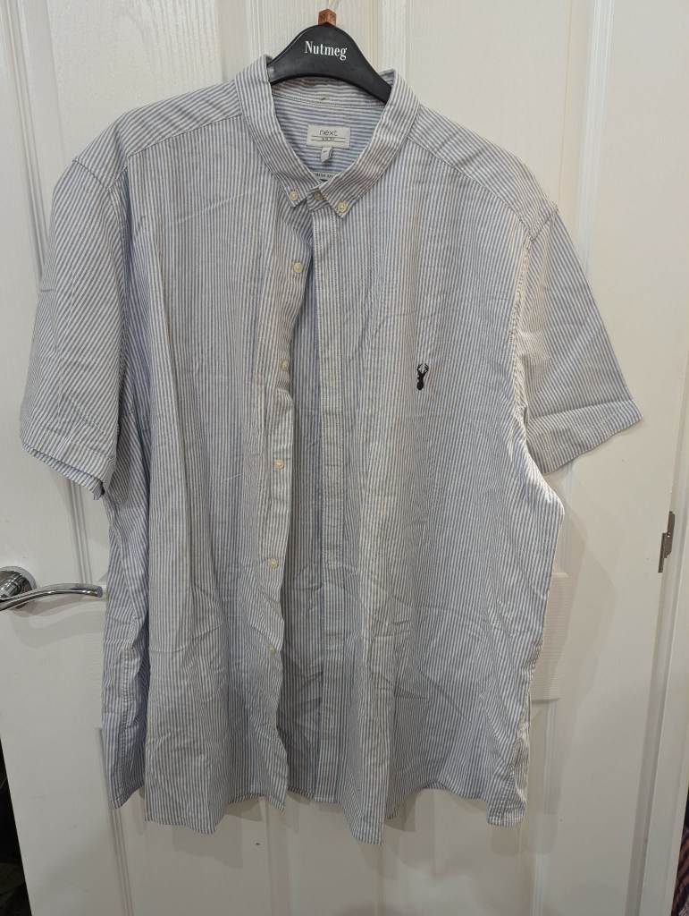 Next stripped short sleeve shirt