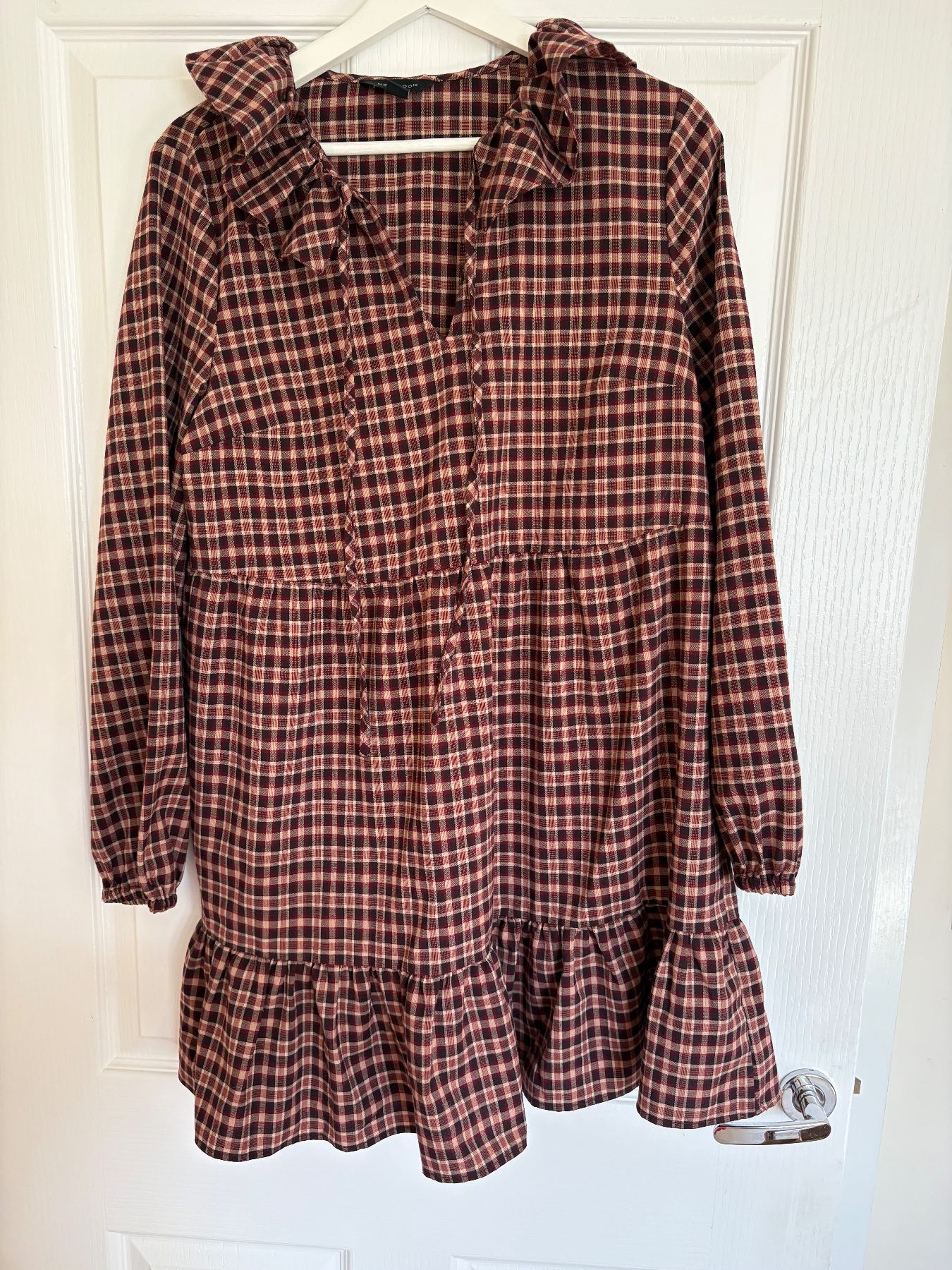 Women’s size 14 new look checked dress