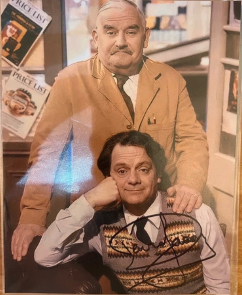 Open all hours David Jason signed photo