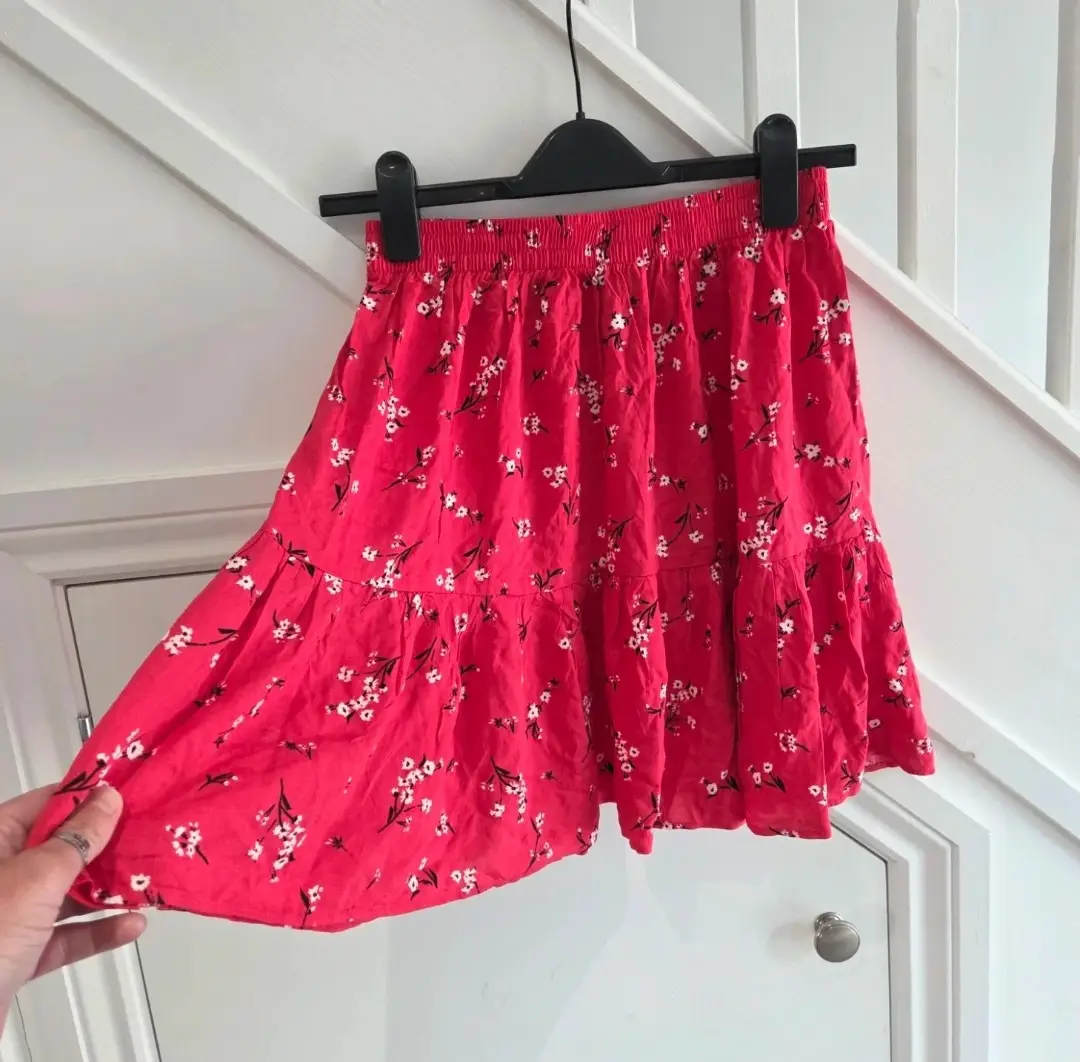 New Look womens summer holiday floaty elasticated waist skirt size 8
