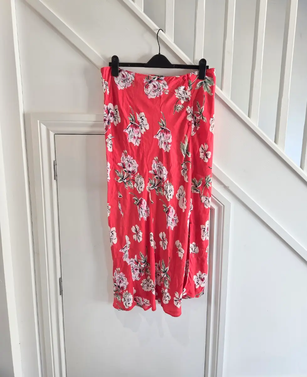 Joules womens floral long midi summer holiday occasion skirt size 14