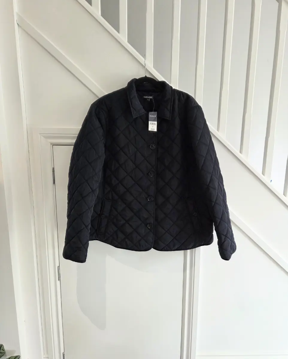 Bonmarche BNWT womens navy quilted coat jacket size 24