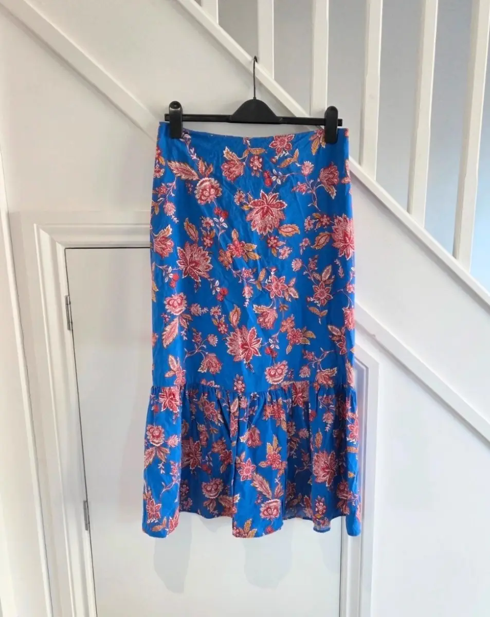 F&F womens summer long midi holiday skirt size 14