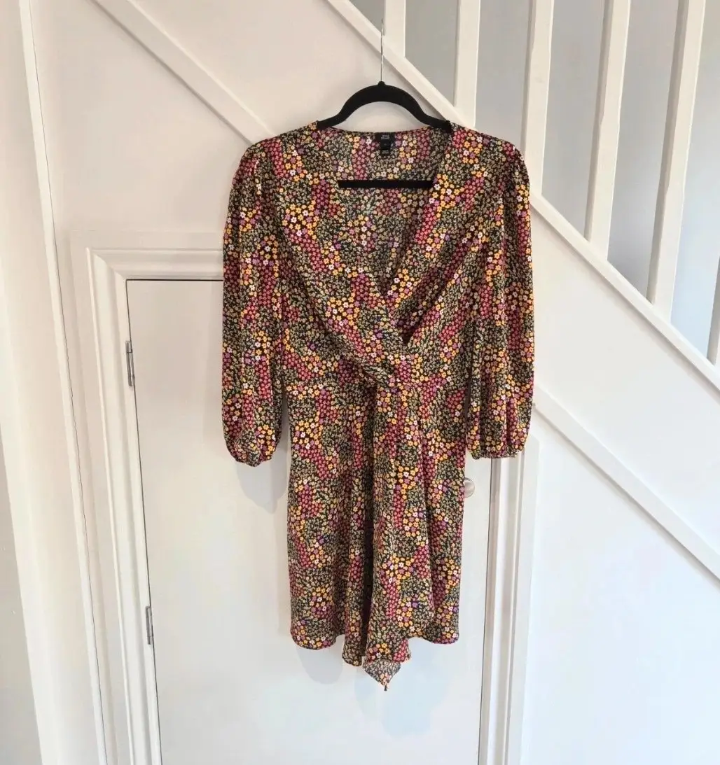 River Island womens casual floral dress size 10