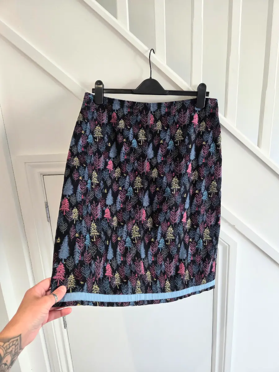 Mistral womens soft cotton corduroy summer winter skirt size 12