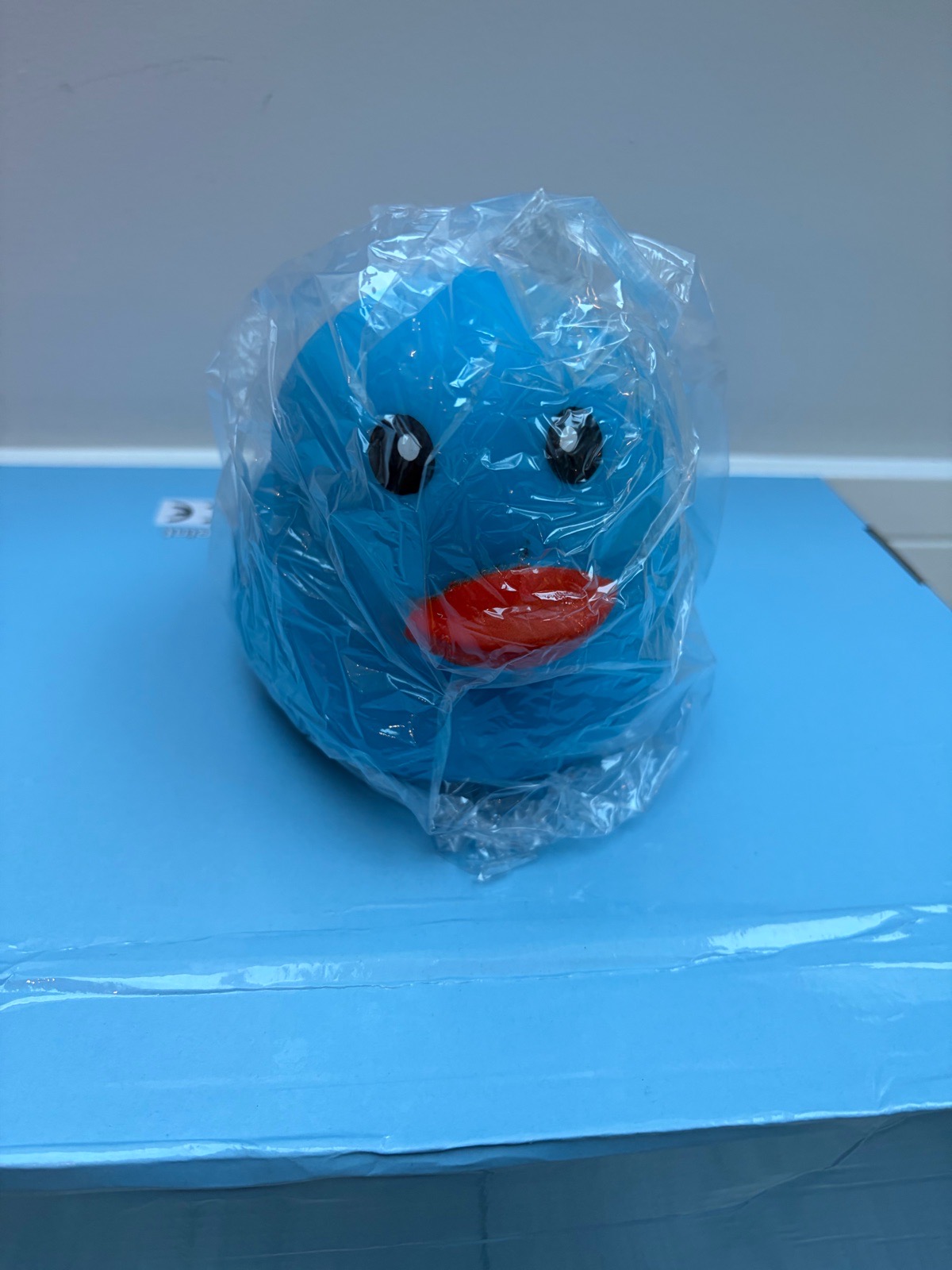 Jumbo blue duck squishy