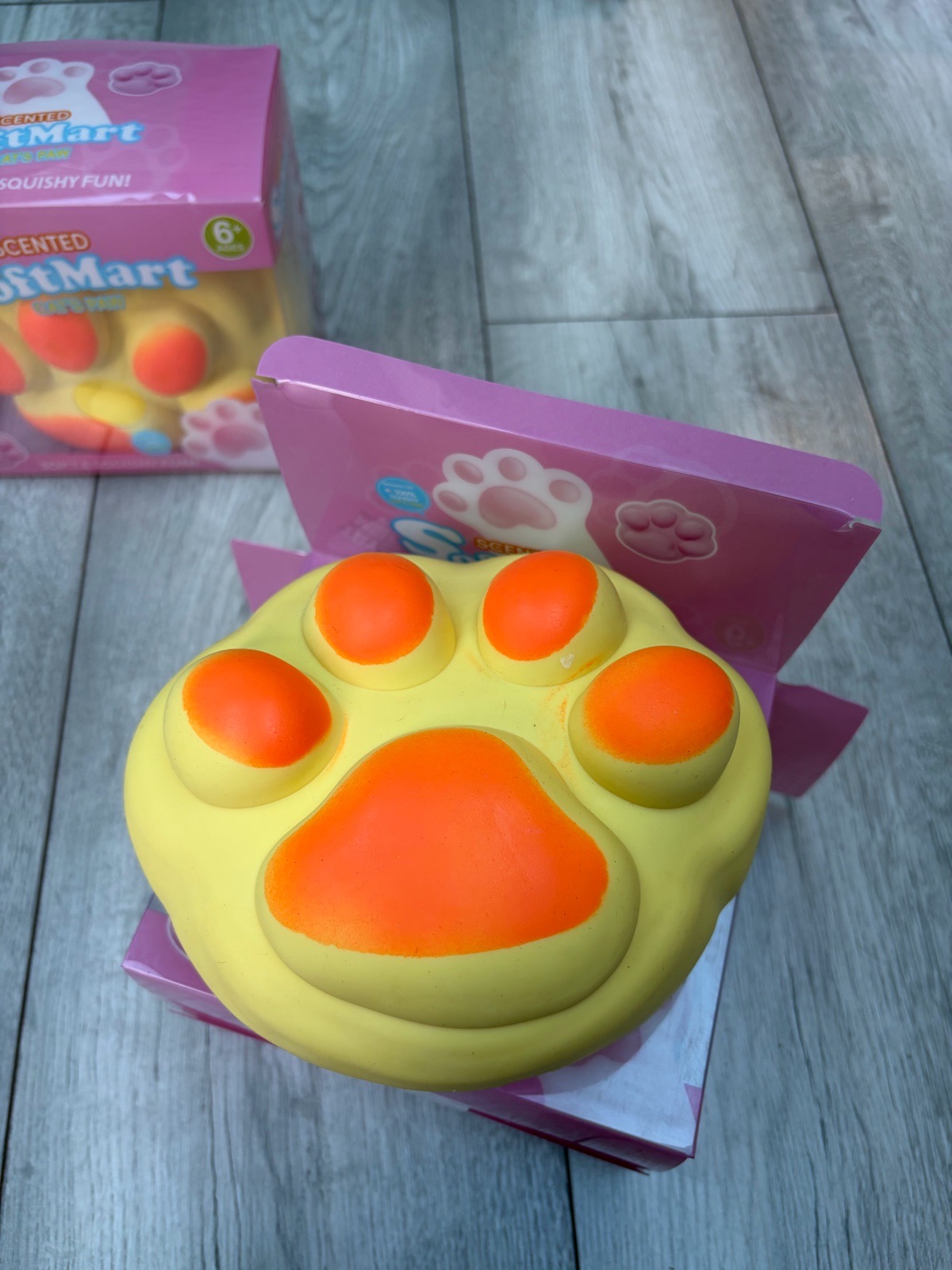 Jumbo cat paw squishy
