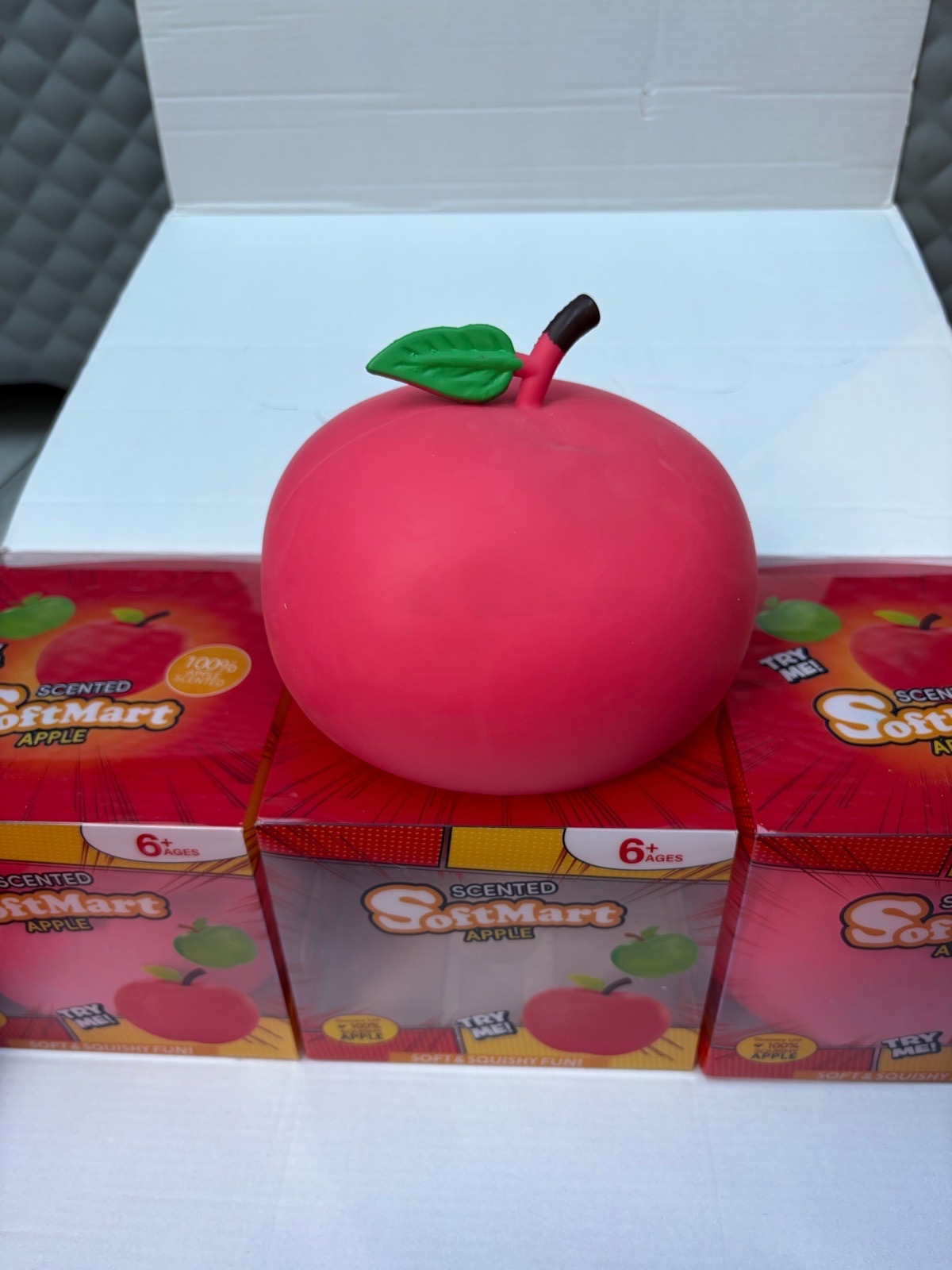 Jumbo red apple squishy