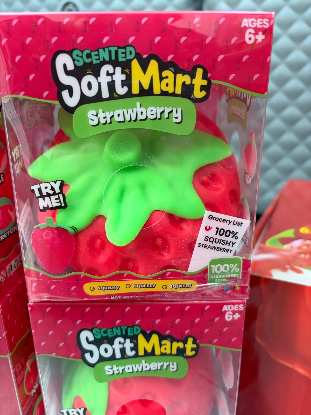 Jumbo strawberry squishy
