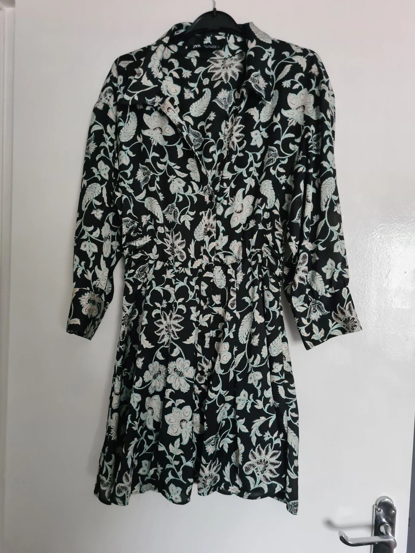 Womens zara shirt dress/overshirt size large