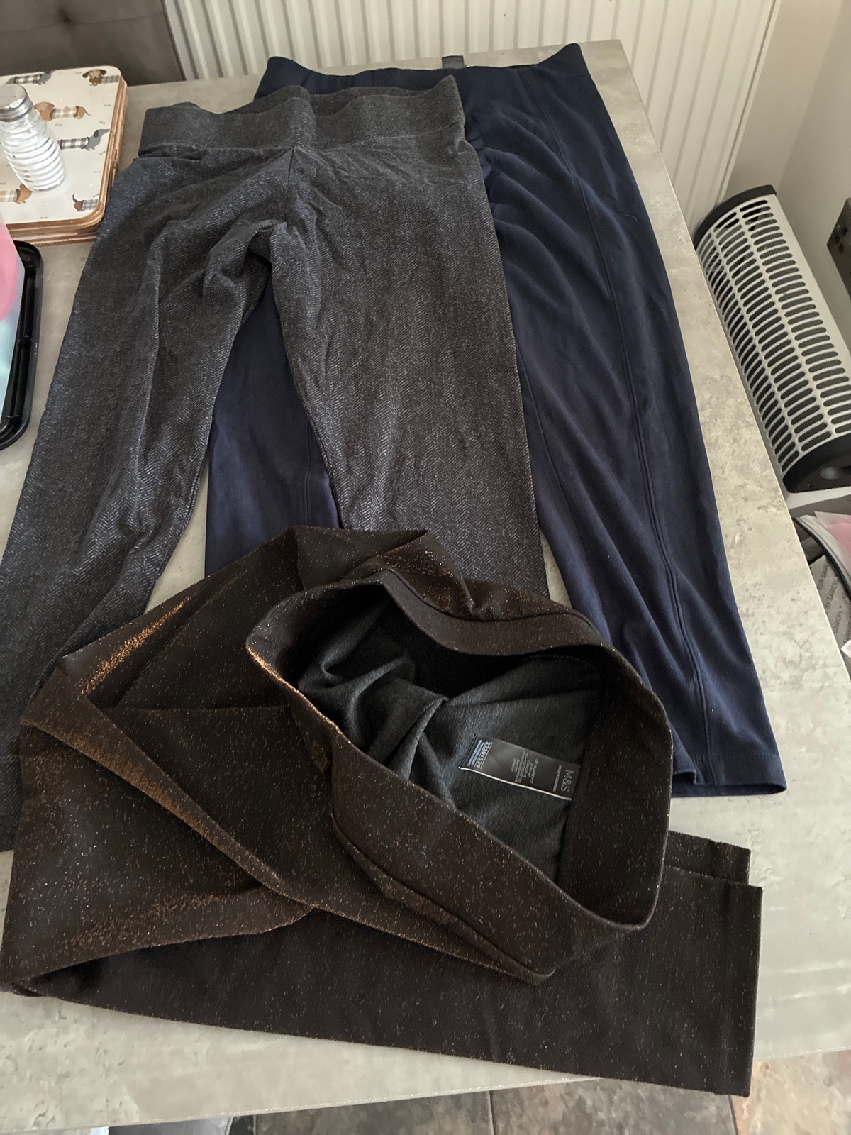 3 pairs M&S leggings