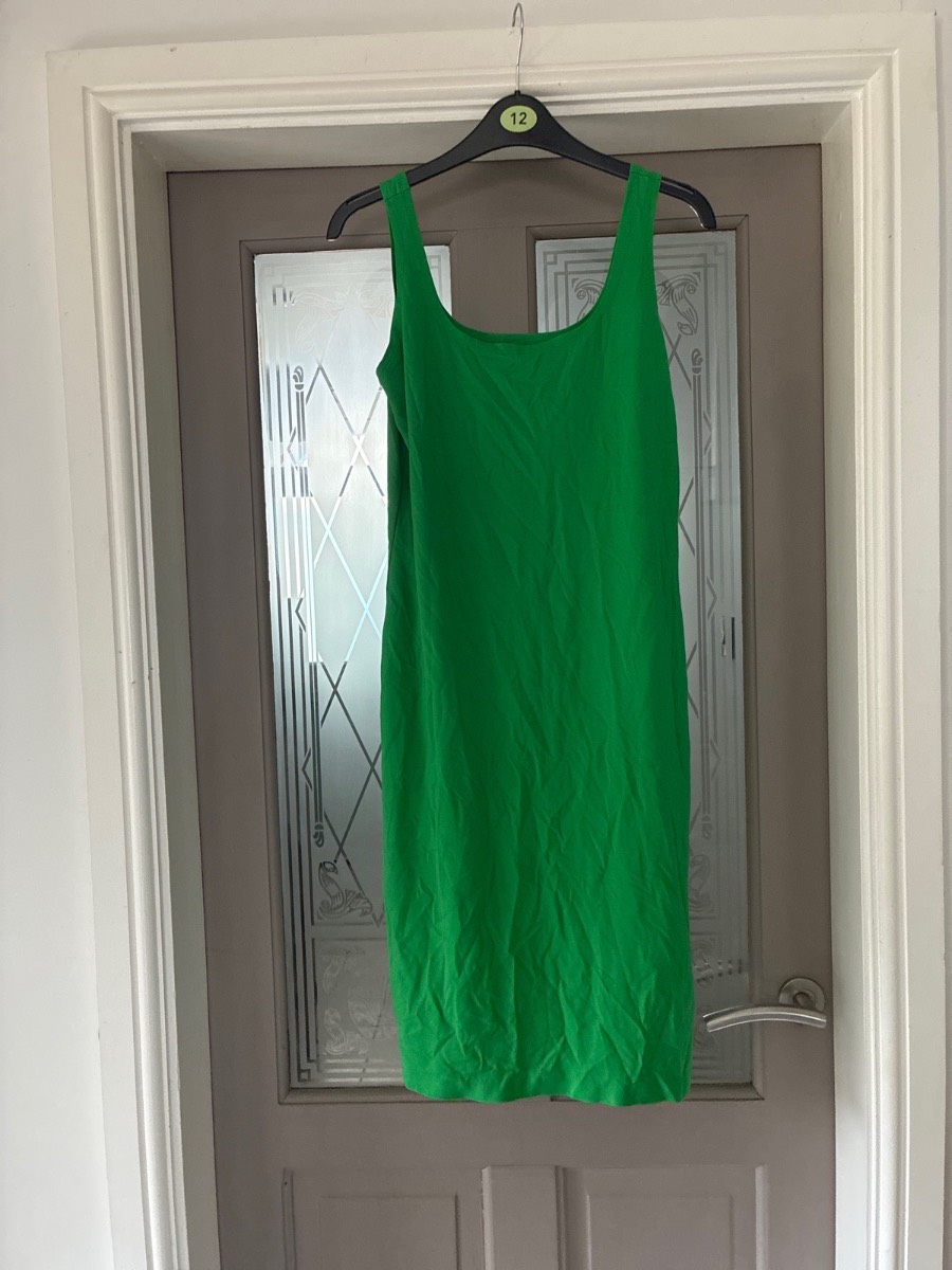 Primark green midi dress