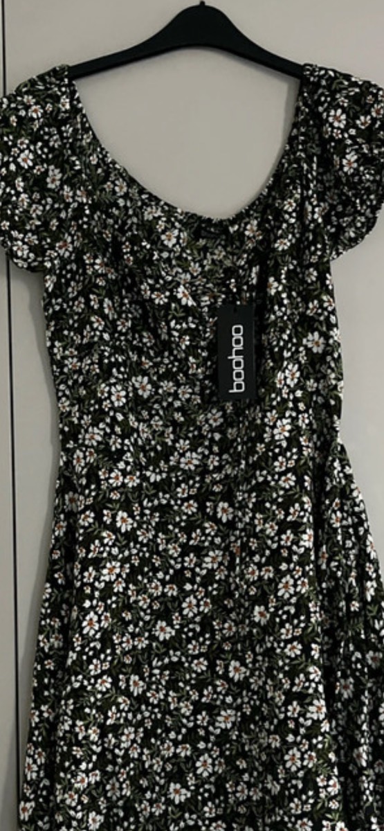 Boohoo ditsy dress