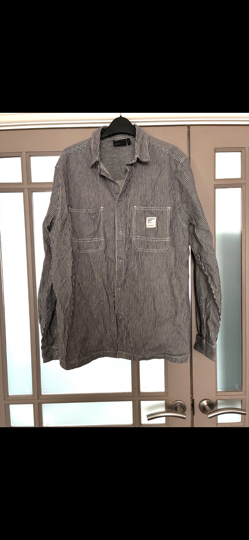 Asos design men’s stripe shirt
