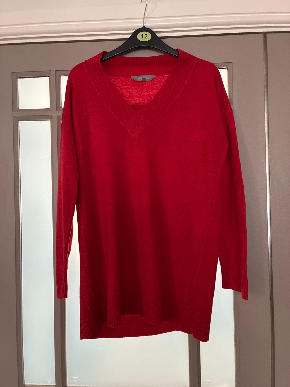 Principles long red jumper