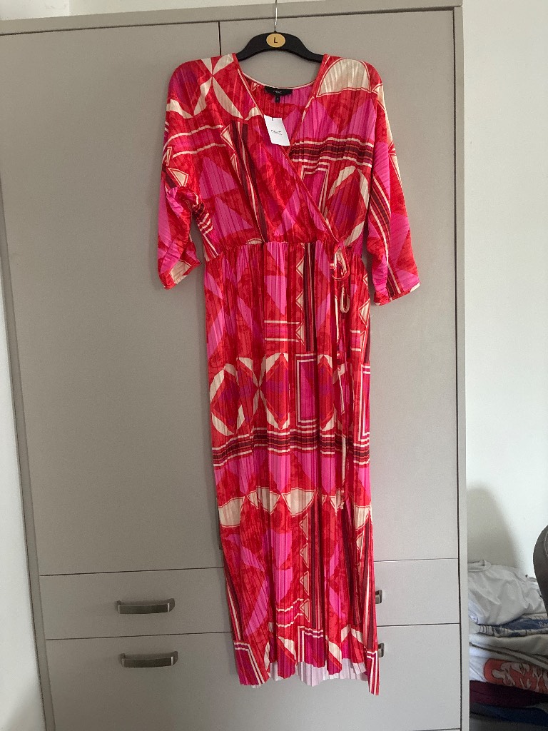 Next pleated holiday maxi dress size 12