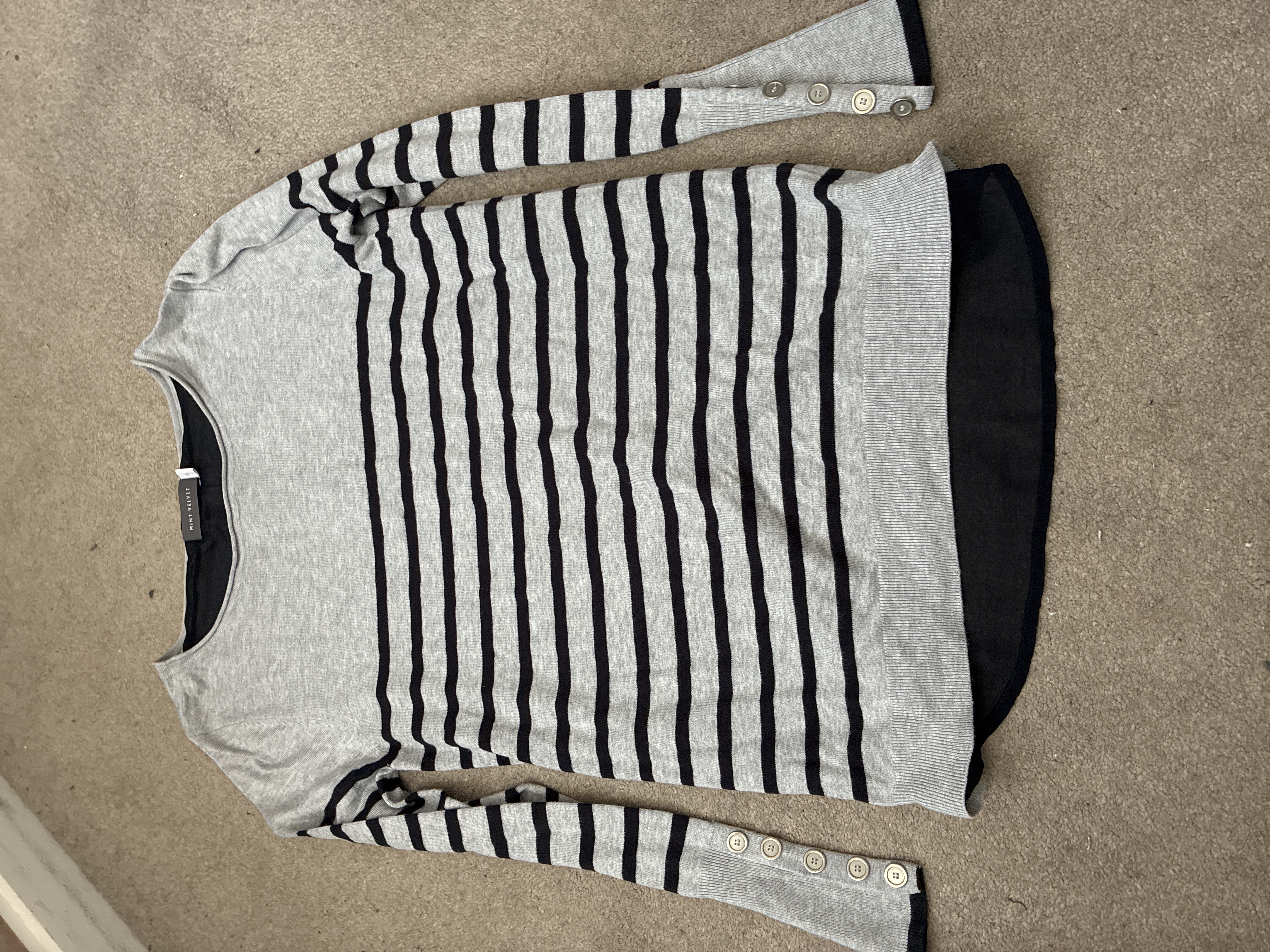 Mint velvet stripe jumper size 10