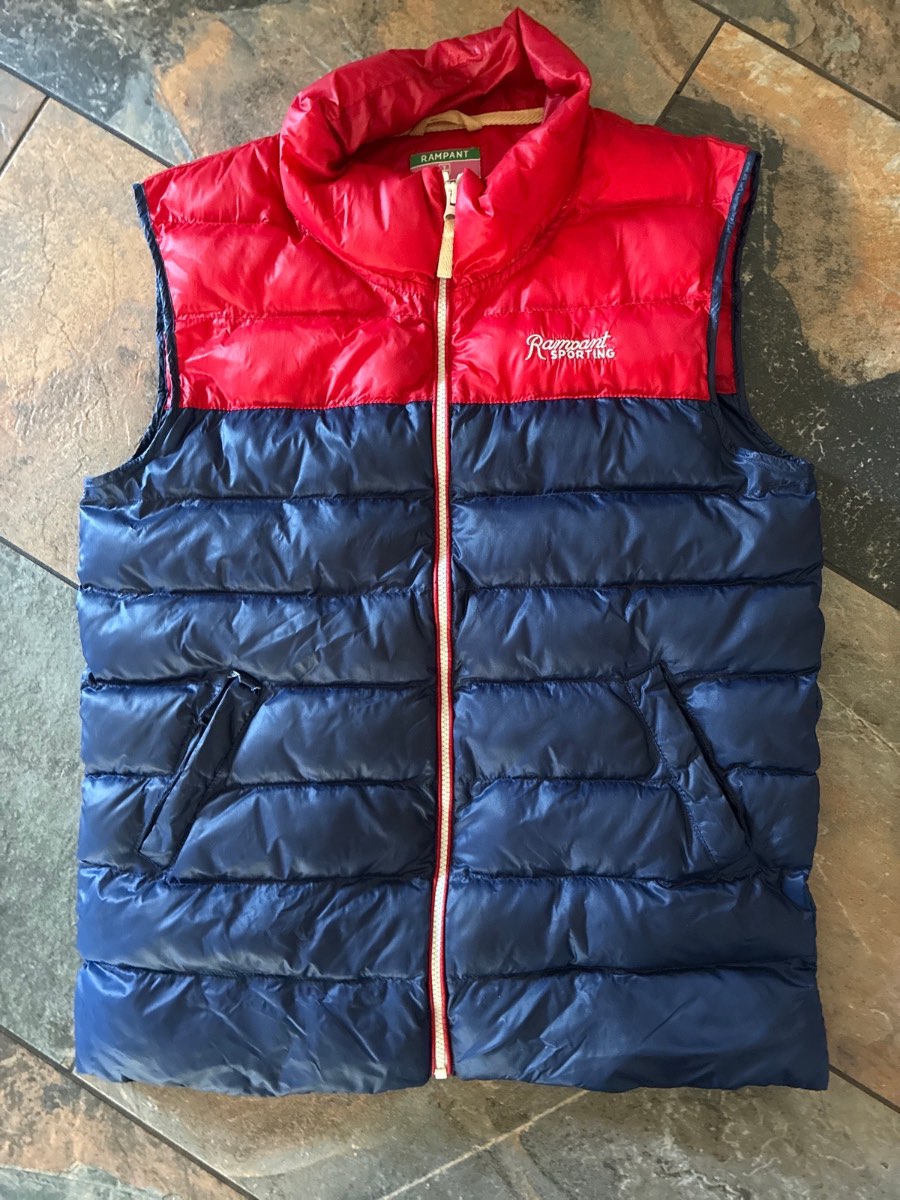 Vintage rampant sporting gilet