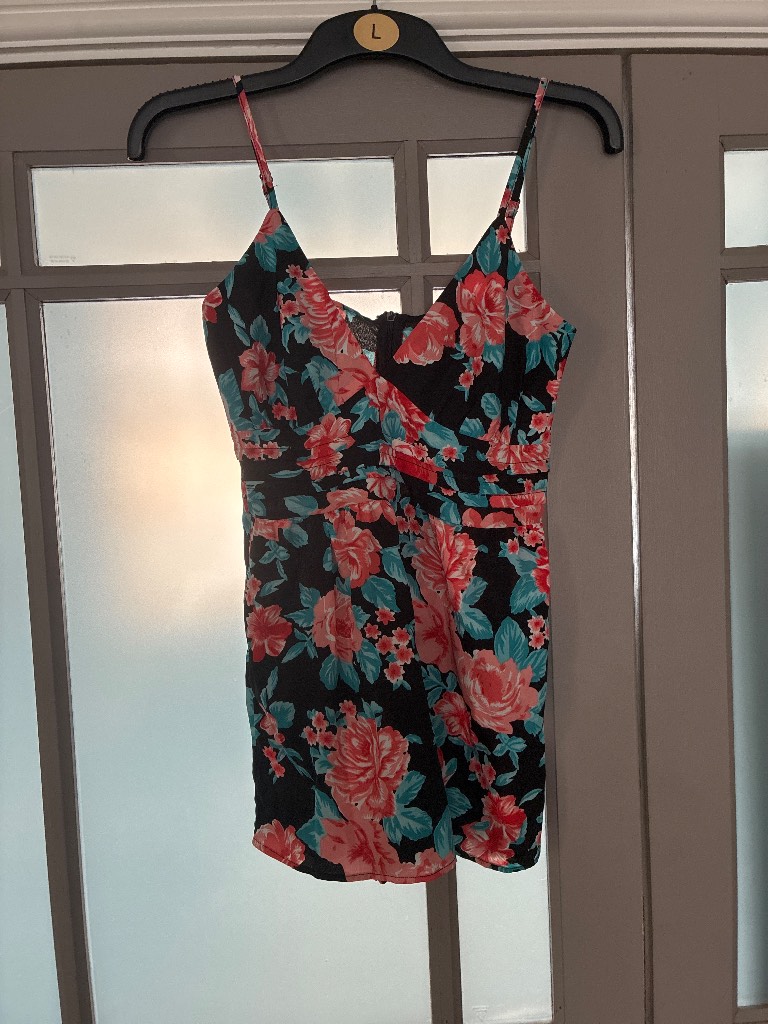Boohoo floral playsuit