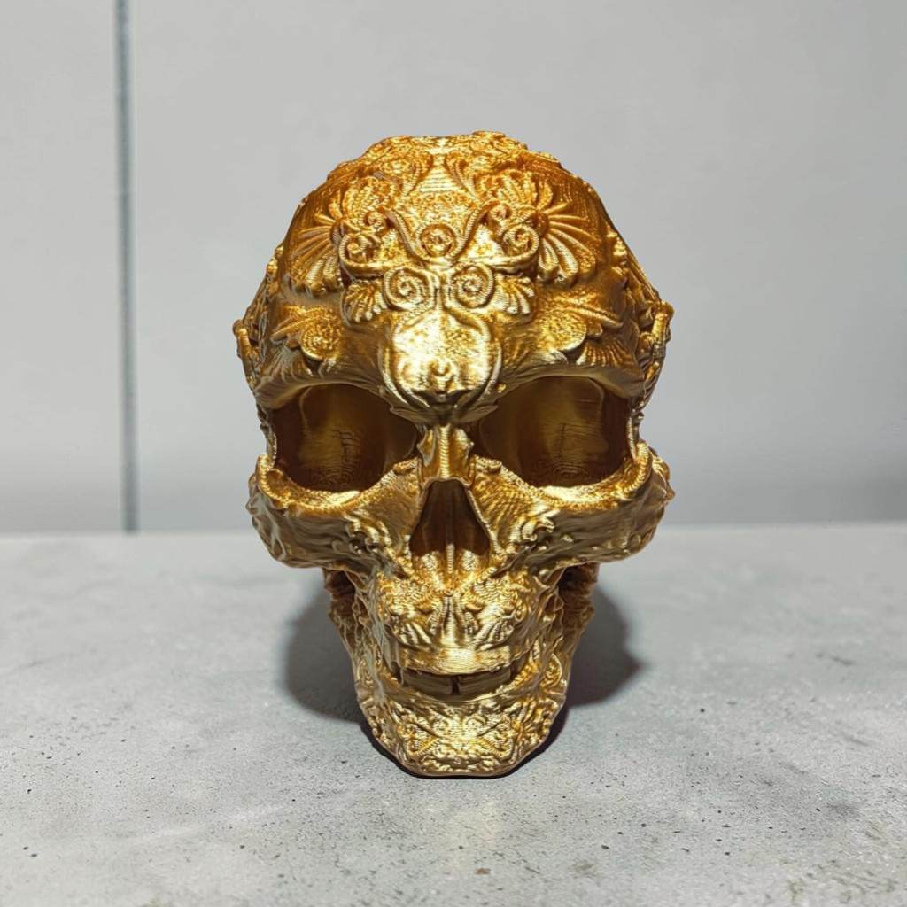 Skull statue decoracion