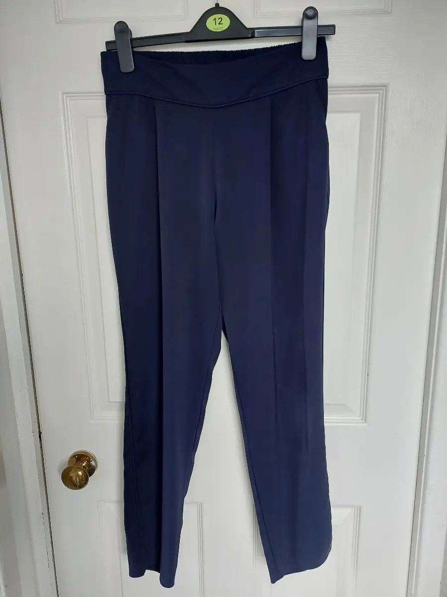 Wallis Navy Tapered Smart Trousers Size 10