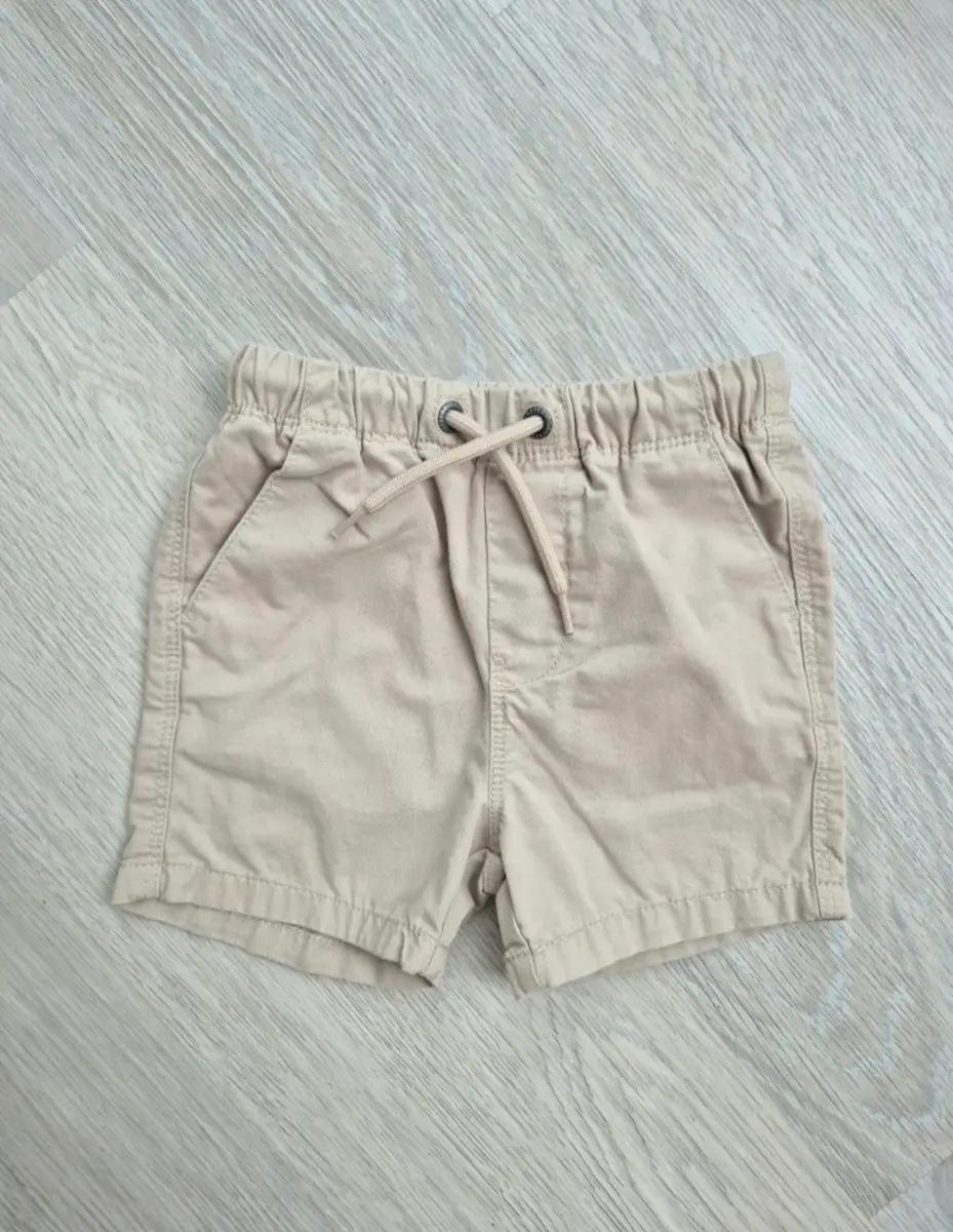 Next Boys Beige Chino Shorts Age 12-18 Months (86cm)  100% Cotton