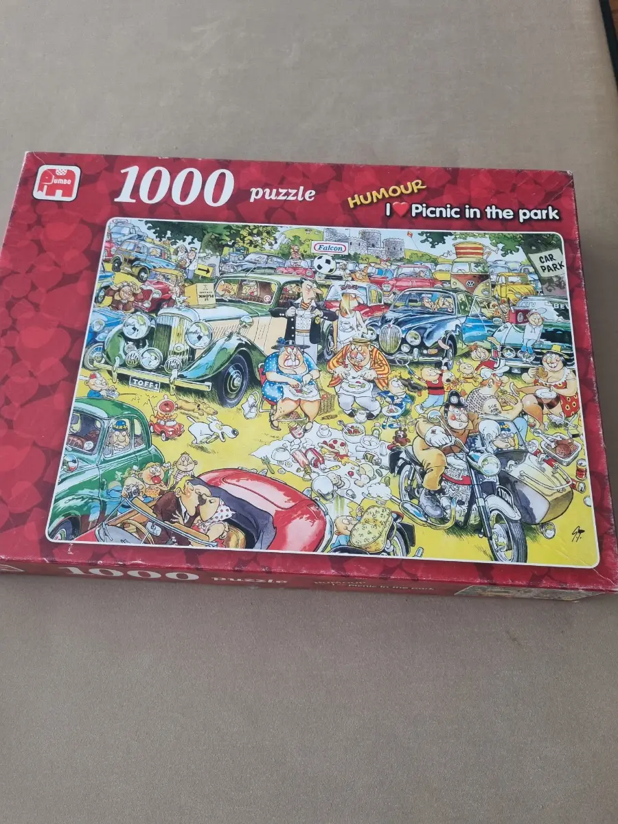 I Love Picnic In The Park Jumbo Jigsaw 1000-pieces