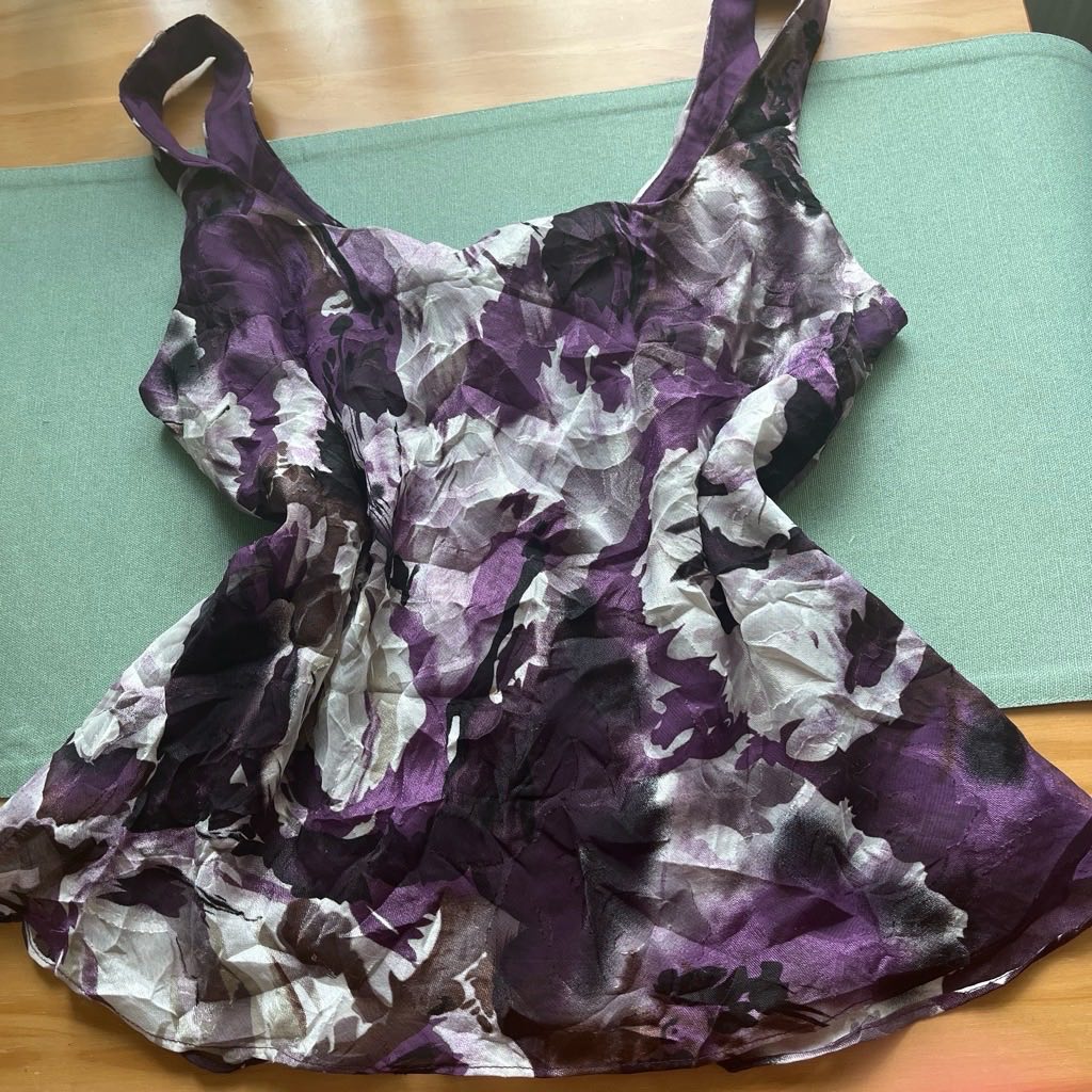 Pretty vintage purple cami top size M