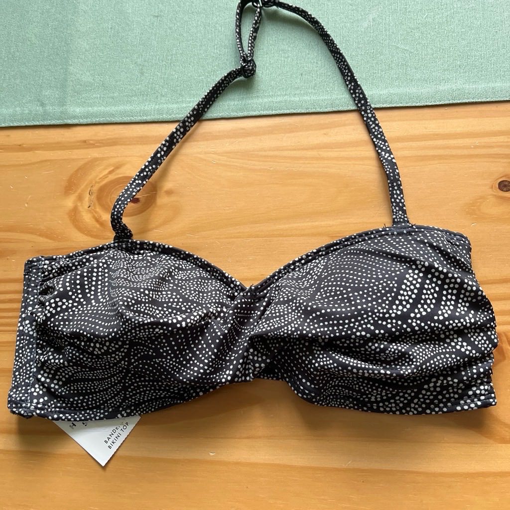 Size 10 polka dot bikini top