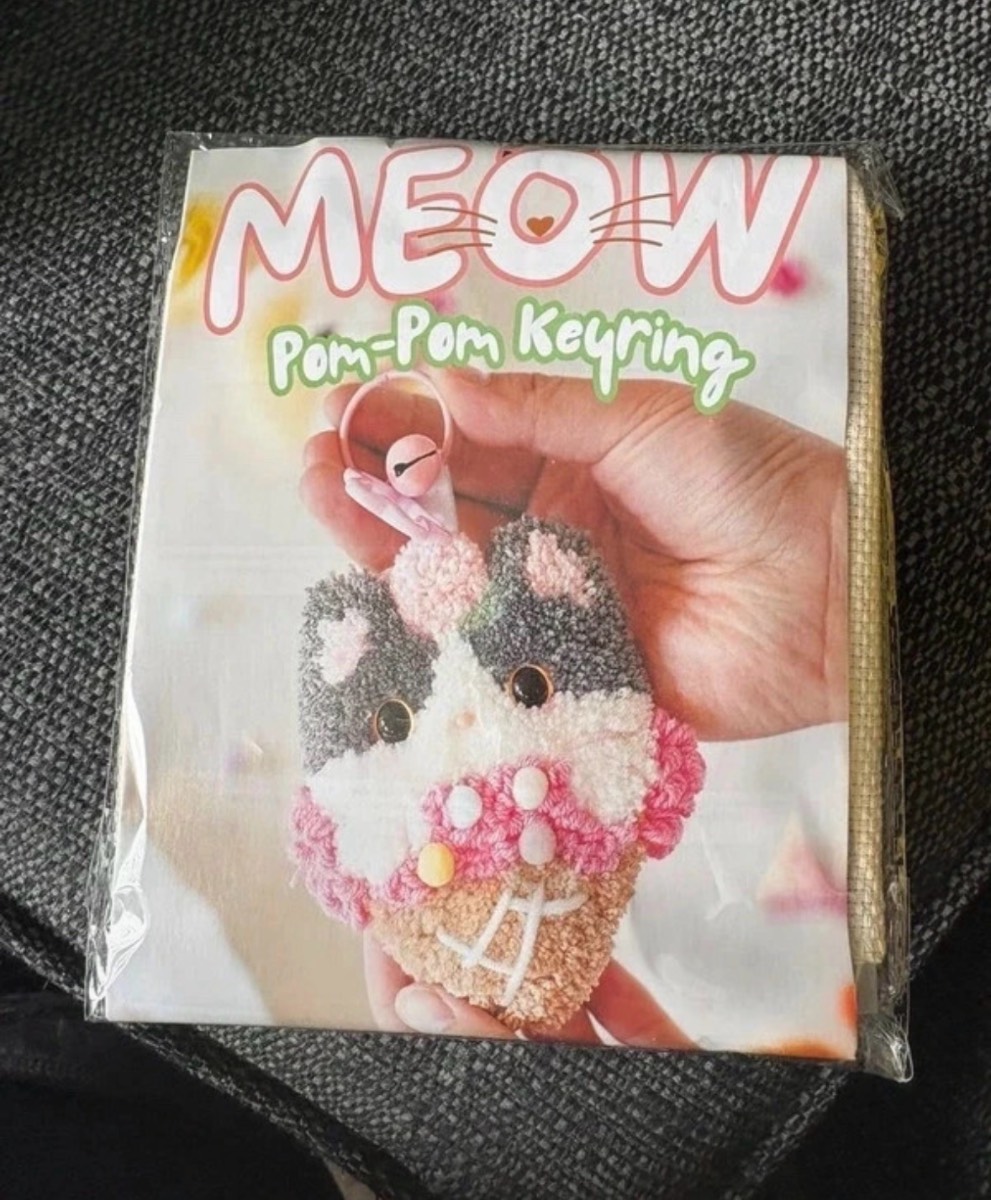 Cat keyring craft kit