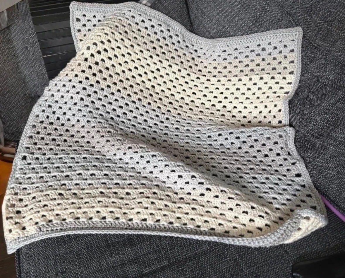 Ombre blanket