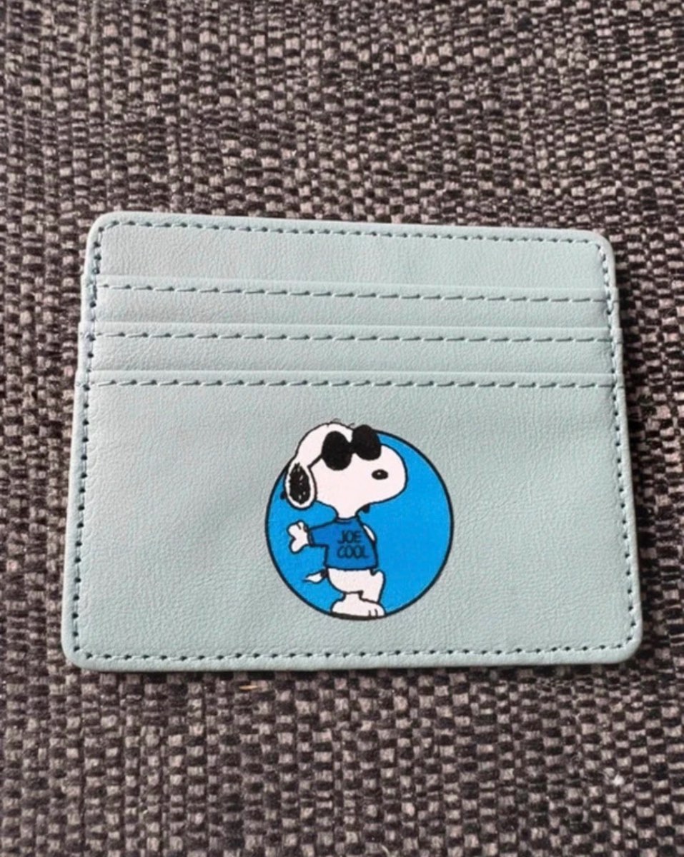 Blue snoopy wallet