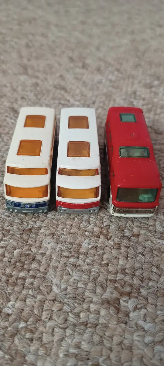 Kids toy airport coach bus set