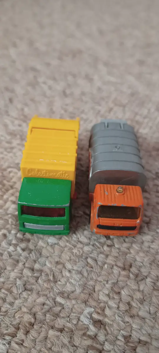 Kids toy dustbin rubbish cart truck set