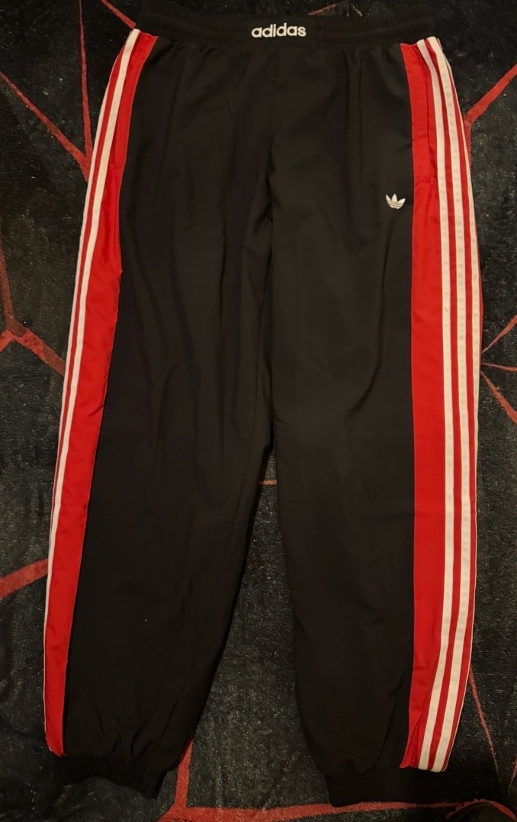Adidas royal red tracksuit bottoms