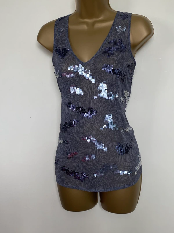 Entering Vintage Territory, Next Sequin Tank Top, Size 6