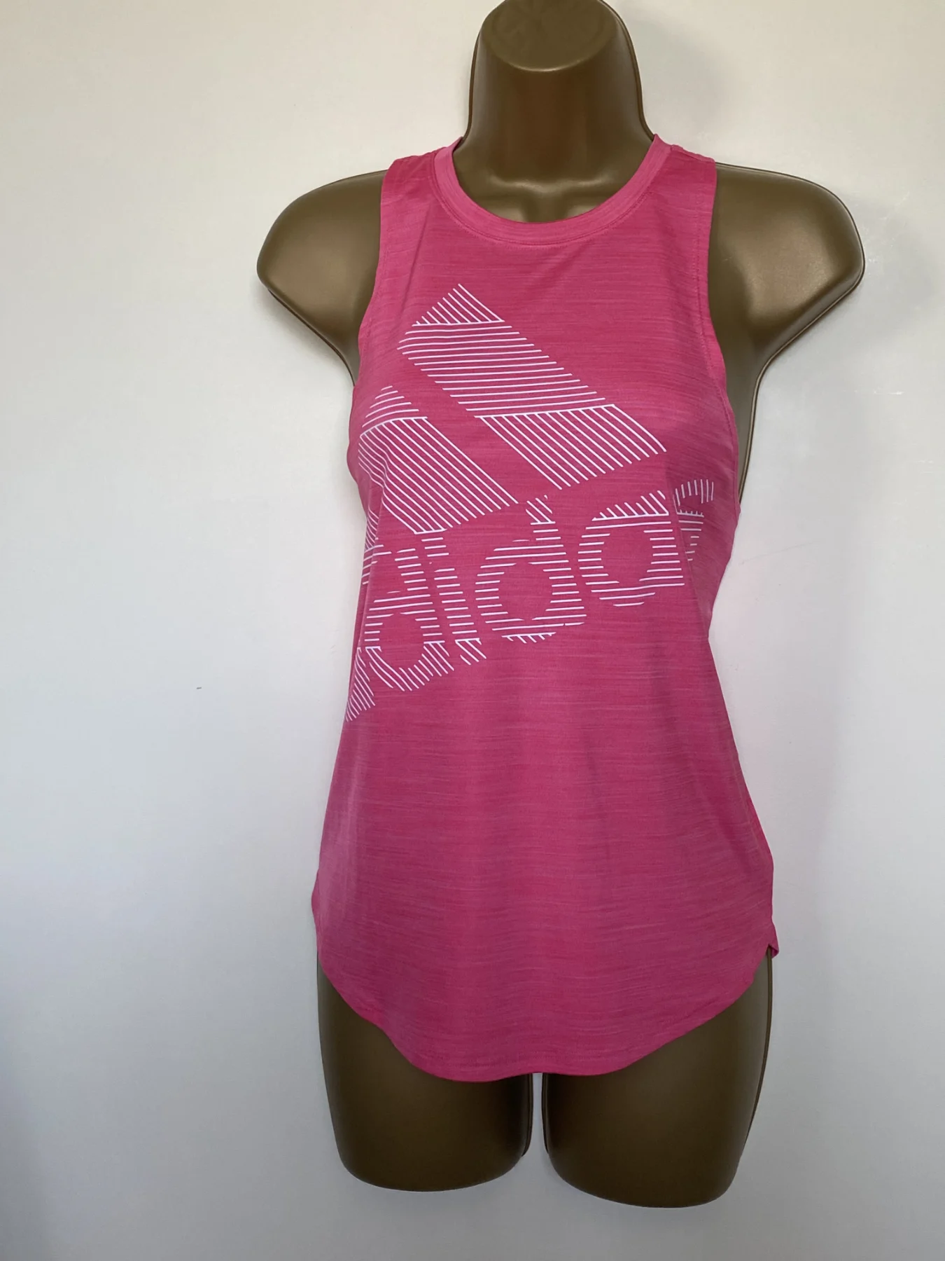 Adidas Women's Graphic Tank Top With Racer Back, Size XS