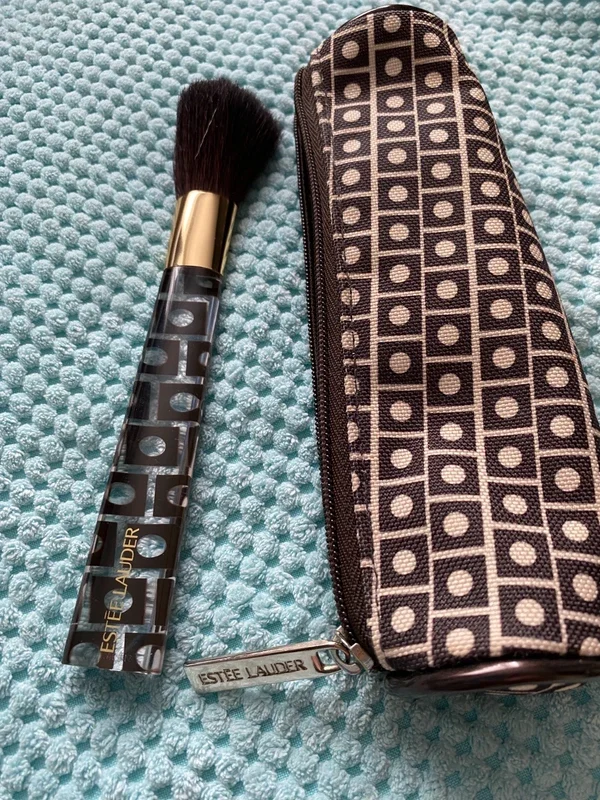 Estée Lauder Makeup Pouch and Matching Brush