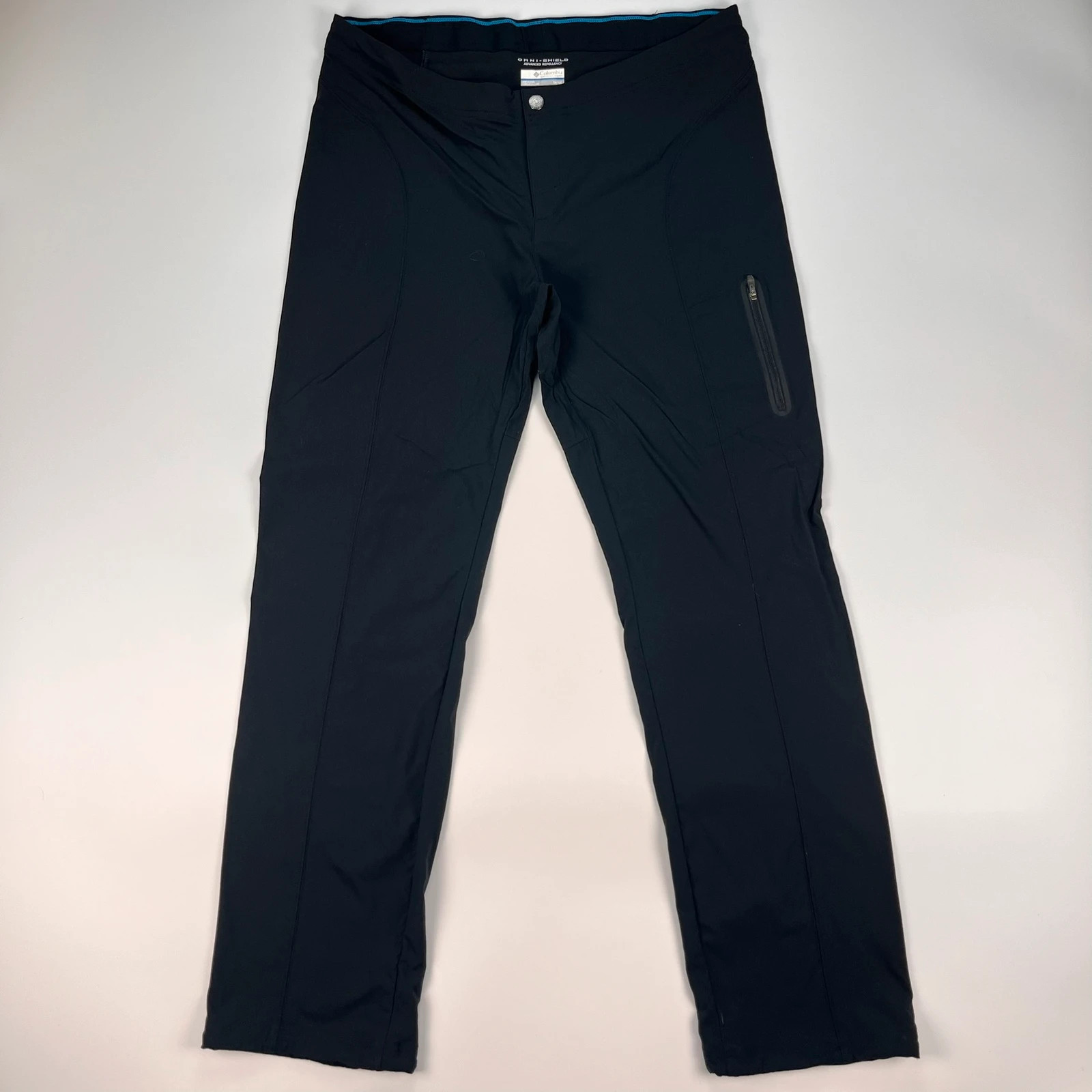 Columbia Trousers Womens 14 W34L32 Black Omni Midlayer Nylon Elastane Hiking
