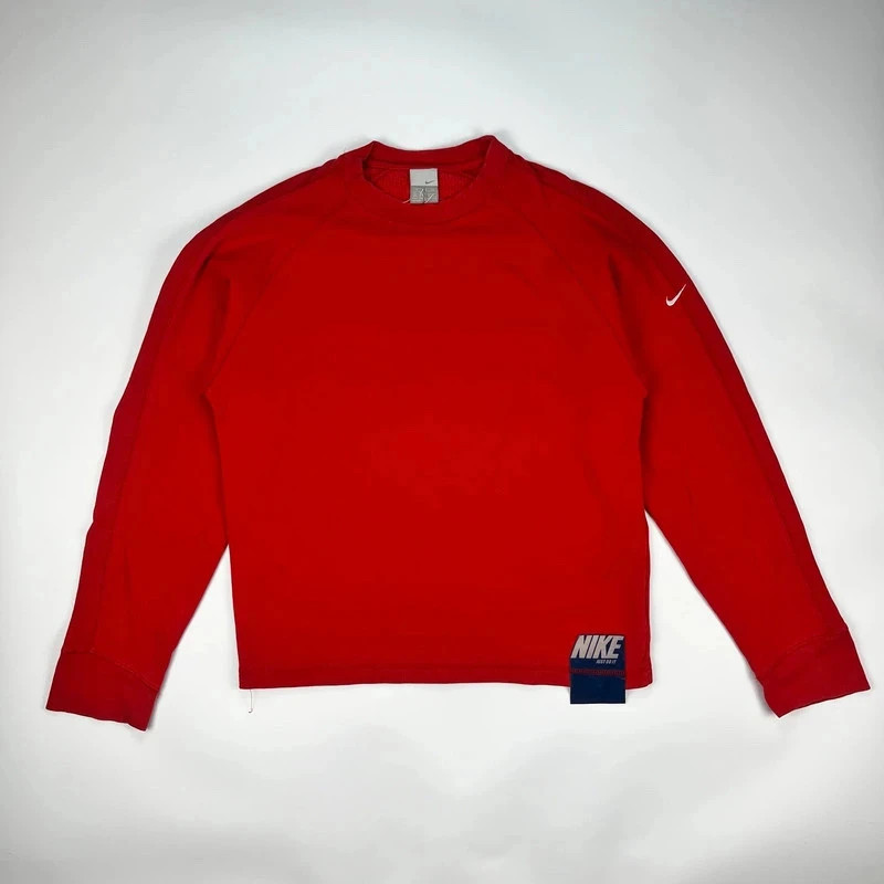 Nike Sweatshirt Jumper Womens XL Red Vintage Y2K 00s Pullover