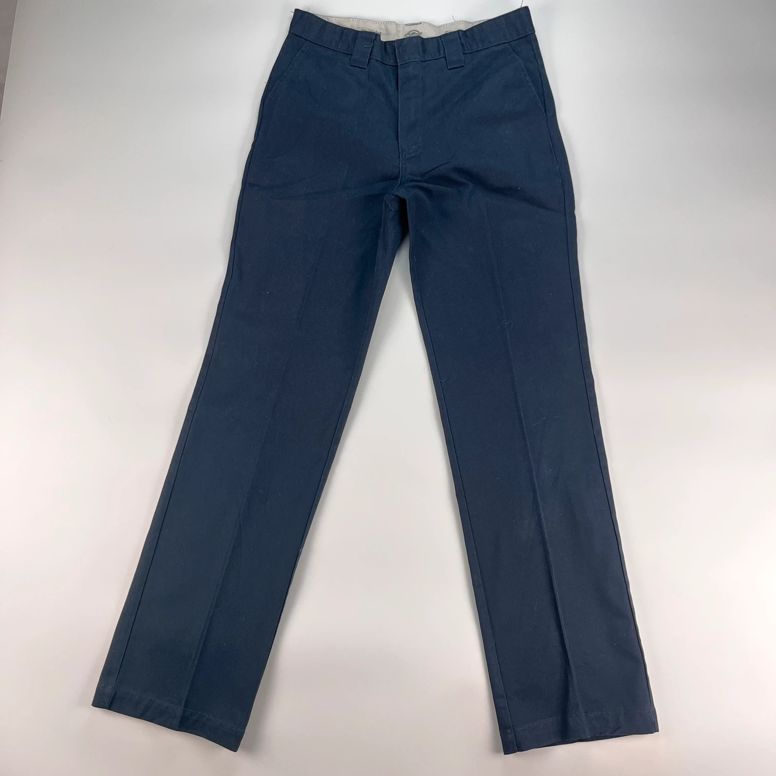 Dickies Chino Trousers Women’s Size 8 W28 L31 Navy Slim Fit