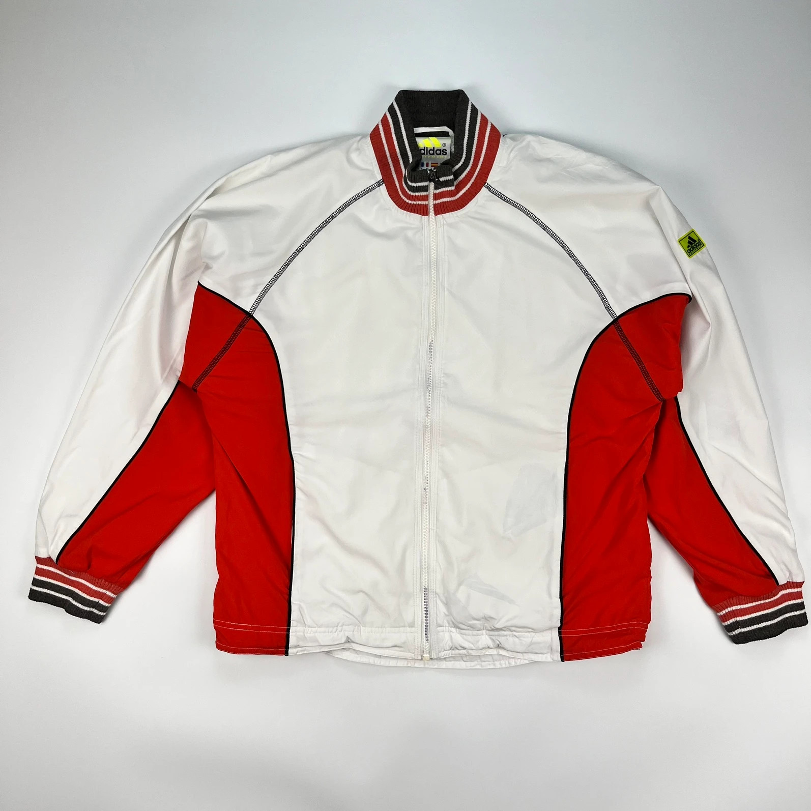 Adidas Equipment Track Jackets Mens Small White Red Track Jacket