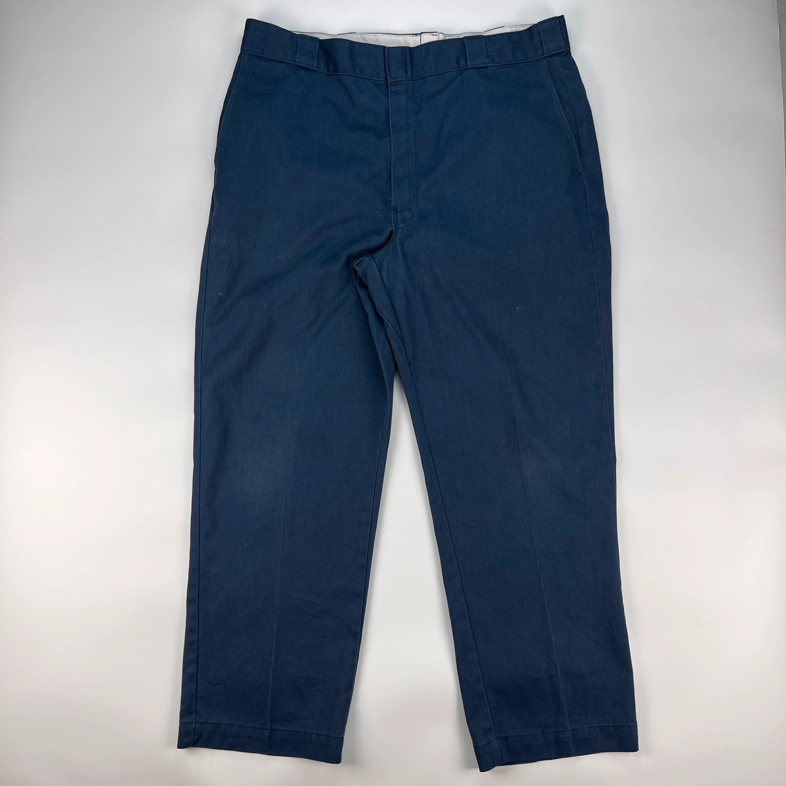 Dickies Chino Trousers Men’s W40 L30 Navy Straight Fit Workwear Utility Pant