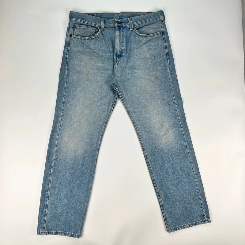 Levi’s 505 Jeans Men’s W34 L30 Blue Regular Fit Denim Trousers