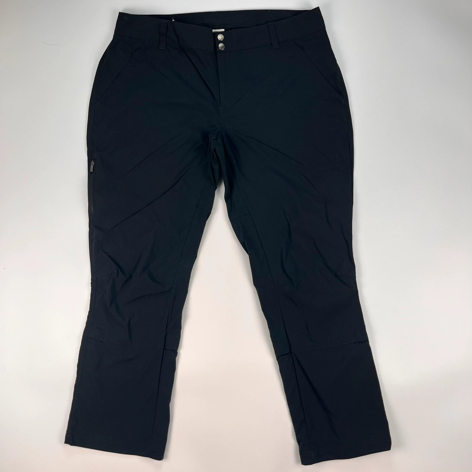 Columbia Trousers Womens 16 W36 L29 Black Omnishield Walking Hiking Fishing