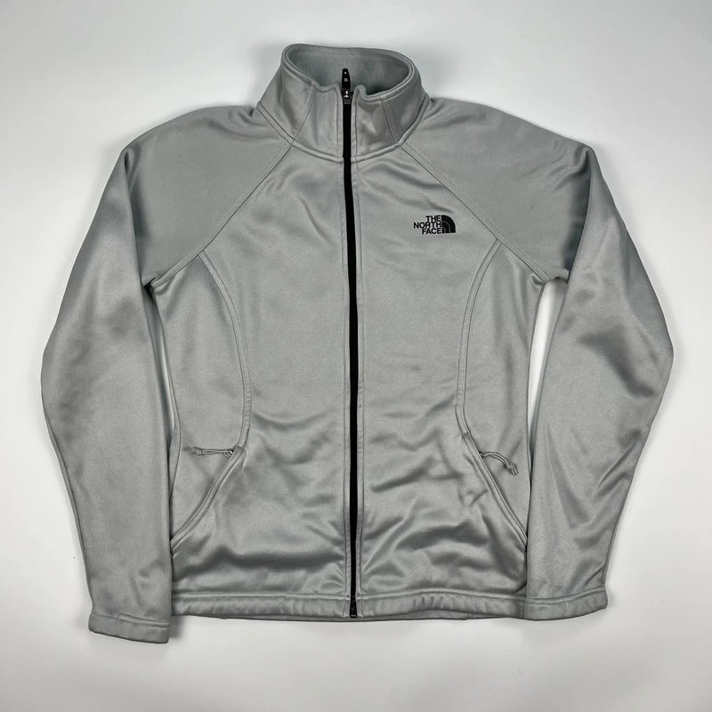 The North Face Jacket Women’s Small Silver Full Zip Soft Lining